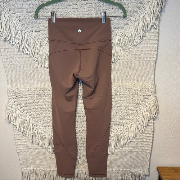 LULULEMON antique bark In Movement 7/8 Tight Everlux 25" leggings 4 - Picture 5 of 9